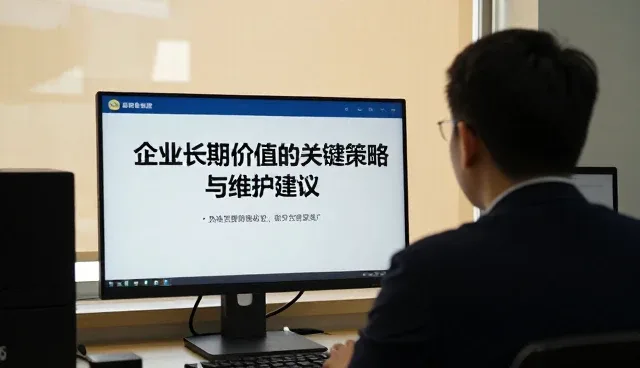 提升企业长期价值的关键策略与维护建议